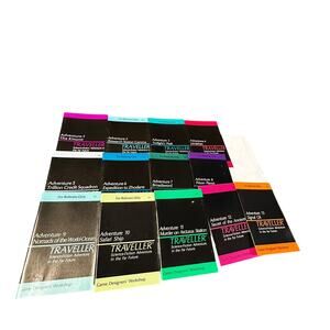 Vintage GDW Traveller Sci-Fi RPG Adventure Set 1-13